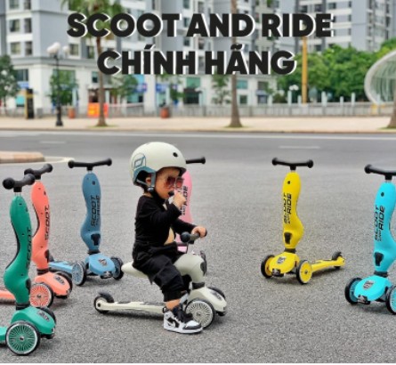 Scoot And Ride Highwaykick 3 bánh 2 in 1